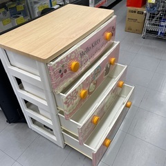 ◇ドリーム尼崎1号館◇ ハローキティ ウッドトップ4段チェストの画像