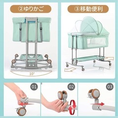 引渡者さま 決まりました ベビーベッドの画像