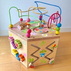 美品 ベビー 幼児 知育 おもちゃ 木製_安全 EverEarth の画像