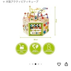 美品 ベビー 幼児 知育 おもちゃ 木製_安全 EverEarth の画像