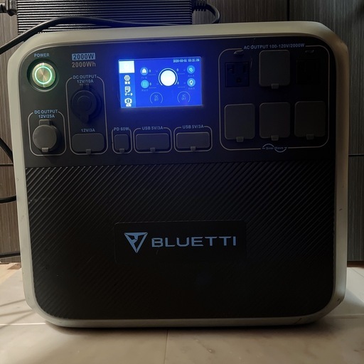 BLUETTI AC200MAX ポータブル電源 2200W 2048Wh 定価20万　災害時　備え