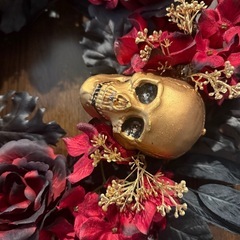 ハロウィン　リース　未使用タグ付きの画像