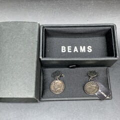 K333　BEAMS　カフスボタン カフス カフリンクス　コイン...