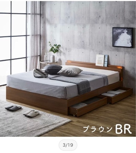 【サータベッド】　マットレス　ベッドフレームセット　セミダブル　ベット serta