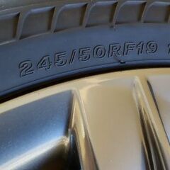 レケサスls500 245/50r19タイヤホイール4本セットの画像