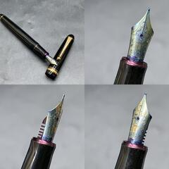 M309　PILOT　パイロット 万年筆 カスタム74 ペン先14K 14金　585 ５M ブラック軸　筆記未確認　中古の画像