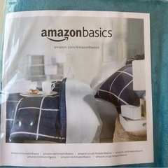 （新品）Amazonベーシック　ブランケット　グリーンの画像