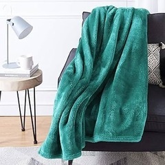 （新品）Amazonベーシック　ブランケット　グリーンの画像