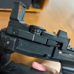 東京マルイ P-90 TR仕様ワルサーダットサイト付き　
スタンダード 電動エアガン　説明書あり箱無しの画像