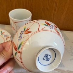 【新品未使用】湯呑み、小皿、お茶碗（全部セット）の画像