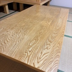 オカヤ 天然木 テーブル 机 座卓 ローテーブルの画像