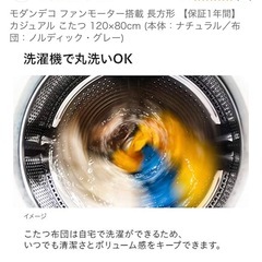 こたつテーブル（10/12〜14に自宅に取りに来ていただける方）の画像