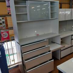 【愛品倶楽部柏店】NITORI ニトリ 組合せ2枚スライド扉キッチンボード チェルシー 幅140cm 高橋木工所の画像