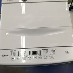 ★リユースのサカイ横浜南店★YM1502 YAMAZEN 洗濯機 YWM-60(W) 6.0㎏ 23年製 動作確認／クリーニング済みの画像