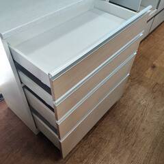 【愛品倶楽部柏店】NITORI ニトリ 組合せ2枚スライド扉キッチンボード チェルシー 幅140cm 高橋木工所の画像