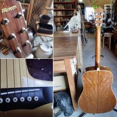morris モーリス M-250NAT アコースティックギター ソフトケース付き　/MJ-1279 2Fの画像