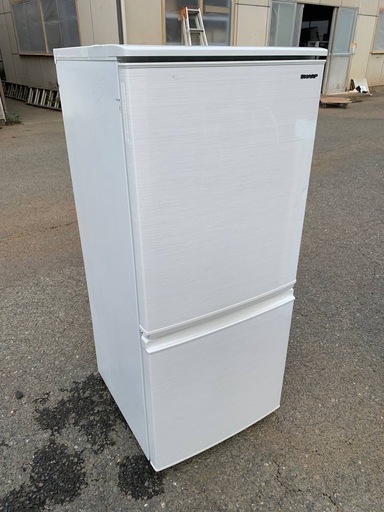 ①✅SHARPノンフロン冷凍冷蔵庫✅ ✅SJ-D14E-W✅