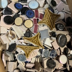モザイクタイル 大量 レトロタイル ハンドメイドの画像