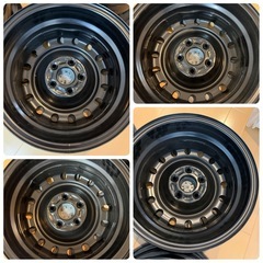 (美品)日産セレナC26純正15インチ スチールホイール4本の画像