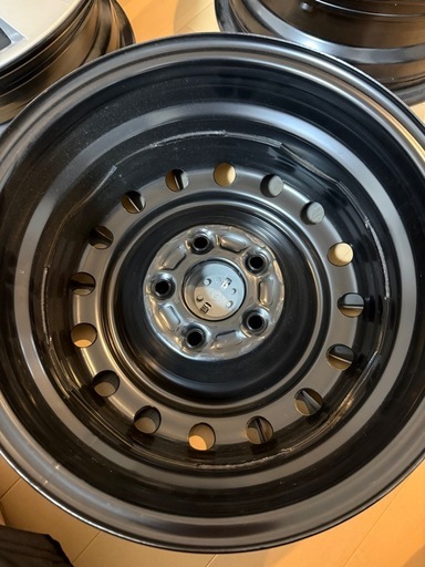 「受け渡し予定者決定」(美品)日産セレナC26純正15インチ スチールホイール4本