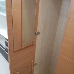 ★リユースのサカイ日立店★HJ7983  ワードローブ ナチュラルブラウン H199.7×D59.3×W124.6 クリーニング済み の画像