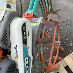 【福岡県みやま市】★管理機・耕運機★多数出品中★　クボタ　TG600　カラスキ付き　芋掘りなどにの画像