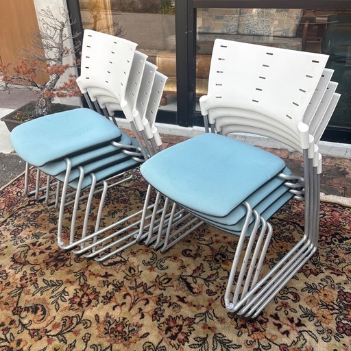 46脚セット！　スタッキングチェア　会議椅子　集会　ITOKI