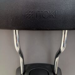 ★リユースのサカイ日立店★HJ7984 ITOKI チェア グリーン H84×D45×W61 クリーニング済み の画像