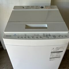 AW-7D8-W　TOSHIBA　東芝 全自動洗濯機 7K 　DDモーター　風呂ポンプ付き　（19）お近くなら無料配達いたします。の画像