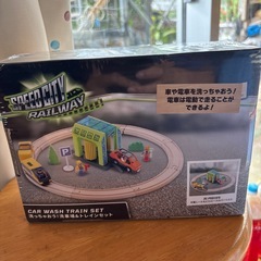 洗っちゃおう！洗車場&トレインセットの画像