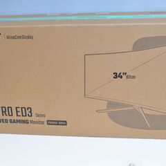 中古美品 ACER ED343CUR V3bmiippx 34型ワイド 湾曲液晶ディスプレイ UWQHD 確認済の画像
