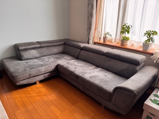 10/9 12時まで　4人掛け　 カウチソファ