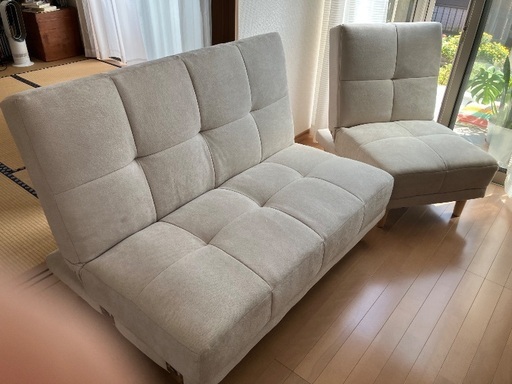 分割できるソファベッド