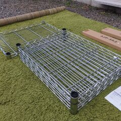 未使用 ニトリ スチールシェルフ 4段 CMSｰ6146ｰ4 スチールラック メタルラック キャスター付き 箱無し　/UJ-1349 1Fの画像