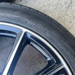 中古　アルミホイール　タイヤセット　18インチ　7.5J+42 114.3の画像