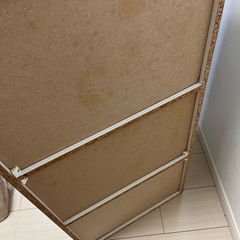 白のカラーボックスの画像