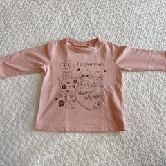 【90センチ】5枚まとめ売り　子供　洋服　トップス　ワンピース　プティマインなどの画像