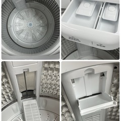 R488 ☀️ 2024年製の美品♪ Haier 洗濯機（洗濯4.5㎏) JW-U45EA ⭐ 動作確認済 ⭐ クリーニング済の画像