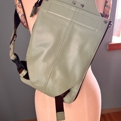 本革　ショルダー　バックの画像