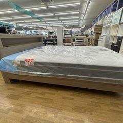 【ドリーム川西店御来店限定】新品 　シモンズ　BSボックス2 ステーションタイプ ワイドダブルサイズ/エッセンシャルスマート ワイドダブルマットレス/ベッド&マットレスセット／クリーニング済み【2125690000000260】【2125690000000261】の画像