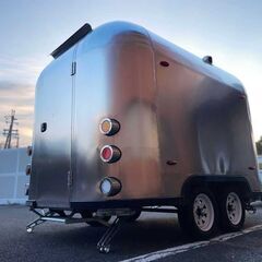 🚚即納OK！全国配送無料✨エアストリーム風キッチントレーラー【新品未使用】移動販売・フード出店に最適！の画像