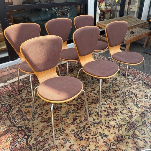 6脚セット　セブンチェア風　ダイニングチェア　北欧家具　ミッドセンチュリー