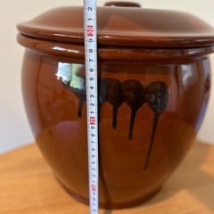 常滑焼 久松 かめ 丸壺蓋付 の画像