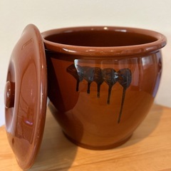 常滑焼 久松 かめ 丸壺蓋付 の画像