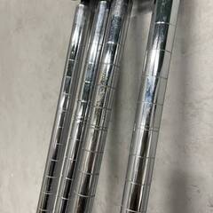 ww4/57 スチールラック メタルラック W90×D45×H180cm 4段 メタルシェルフ 収納 棚 キャスター付き 解体済み ★直接引取歓迎の画像