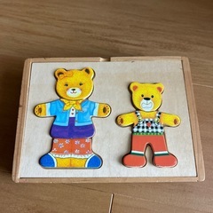 木製　絵合わせパズルの画像