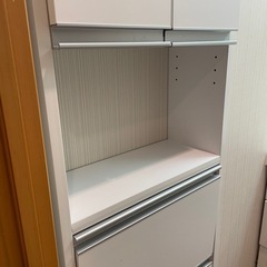 洗面所収納(白)の画像