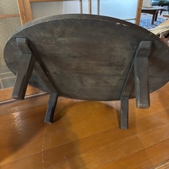 　丸いちゃぶ台　の画像