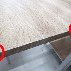 4人掛け ダイニングセット テーブル幅 約110cm イス4脚 食卓セット 家具 4Pダイニングセット 苫小牧西店の画像