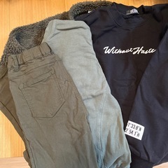 冬服　子ども　キッズ　長袖　長ズボン　アウター　ユニクロ　150㎝の画像